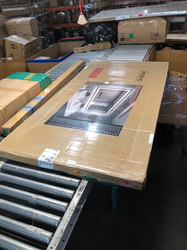 Photo 1 of ****FACTORY SEALED****
Amorho LED Bathroom Mirror, 72"X36" with Front Light and Backlit