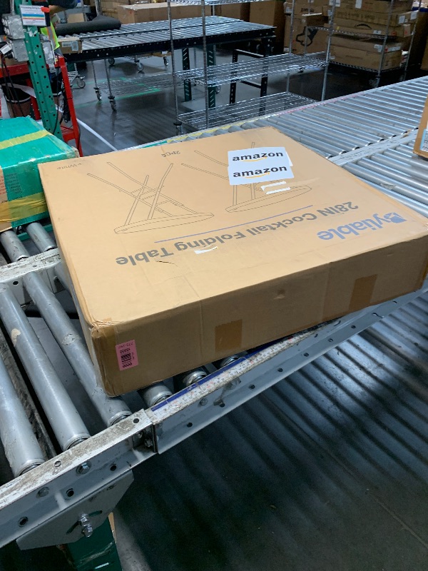 Photo 1 of ****FACTORY SEALED****
Byliable 28" Folding Cocktail Table, 2-Pack