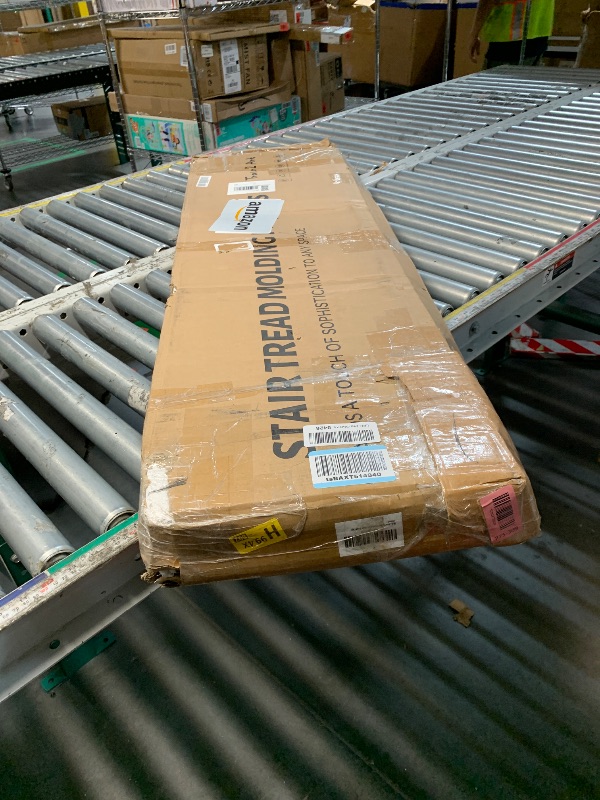 Photo 1 of ****FACTORY SEALED****
TRAIN2 ART Wood Plastic Composite Stair Treads - Walnut