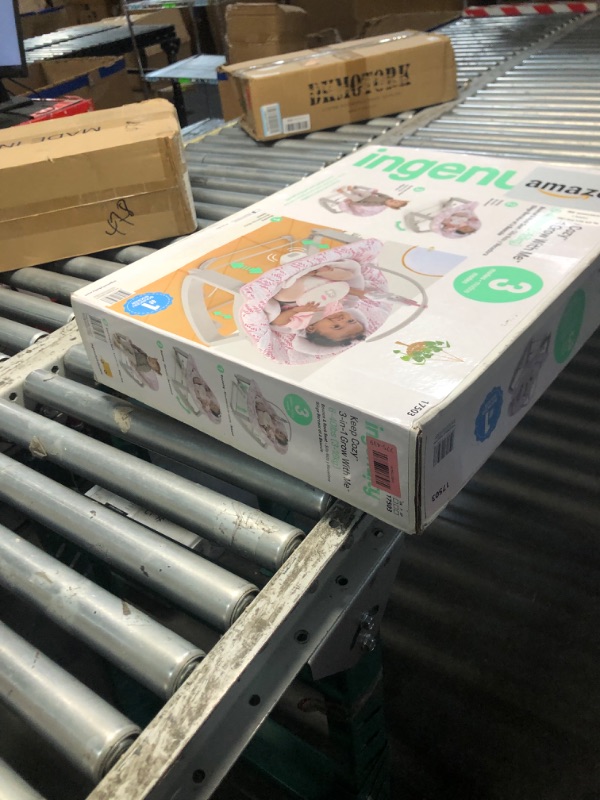 Photo 1 of ****FACTORY SEALED****
Ingenuity Keep Cozy 3-in-1 Grow with Me Vibrating Baby Bouncer Seat & Infant to Toddler Rocker, 0-30 Months Up to 40 lbs (Pink Lily)