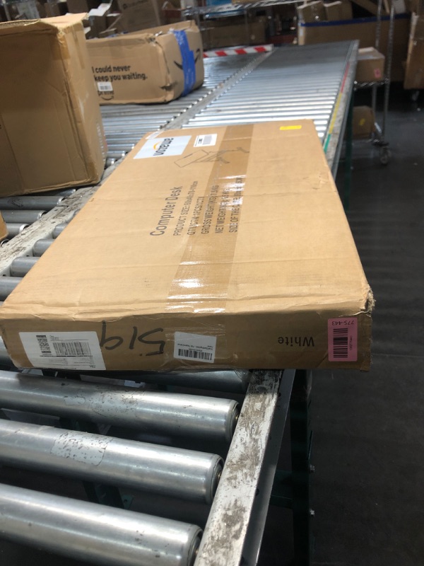 Photo 1 of ****FACTORY SEALED****
Amztabler Standing Desk with Wheels, 32" White
