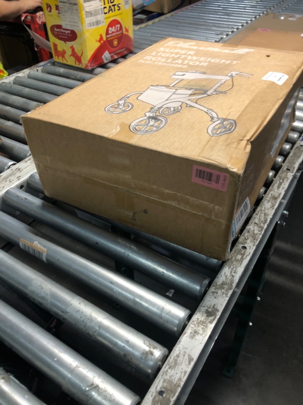 Photo 1 of ****FACTORY SEALED****
PLANET WALK Super Lightweight Rollator Walker for Seniors, Foldable Rolling Walker with Seat and 8" Rubber Wheels for All Terrain, Unique Design Aluminium Frame Sturdy Walkers for Traveling - Red