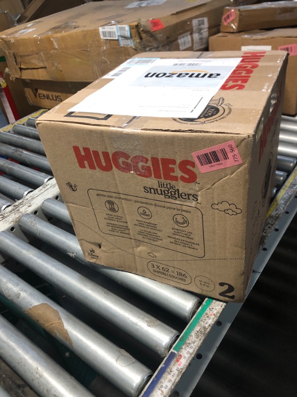 Photo 1 of ****FACTORY SEALED ****
Huggies Little Snugglers Diapers Size 2, 186 Count