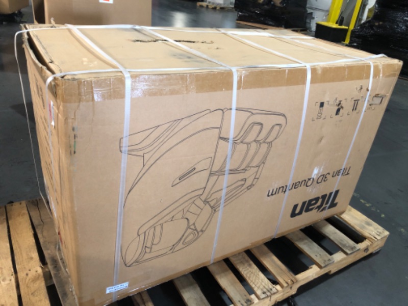 Photo 1 of ***TRUCK/TRAILER PICKUP ONLY***  ***FACTORY SEALED - OPENED FOR INSPECTION***  Osaki Titan Quantum Black Massage Chair
