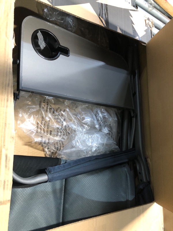 View 3 of ***MISSING PARTS***Timber Ridge XXL Upgraded Oversized Directors Chairs with Foldable Side Table, Detachable Side Pocket, Heavy Duty Folding Camping Chair up to 600 Lbs Weight Capacity (Blue) Ideal Gift