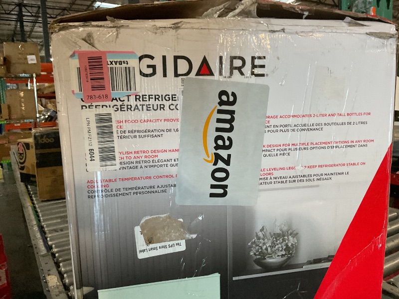 View 2 of ****USED MINOR DAMAGE***
Frigidaire, 1.6 Cu. Ft. Retro Series Compact Refrigerator, Built-In Side Bottle Opener, Green