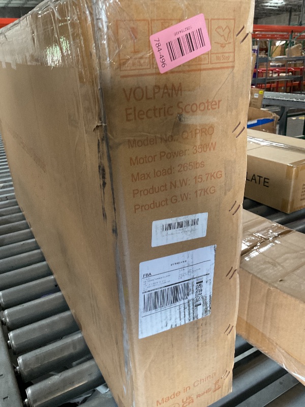 View 2 of **NEEDS MAINTENANCE** VOLPAM Electric Scooter - Green, 22-25 Mile Range