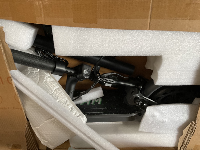 View 3 of **NEEDS MAINTENANCE** VOLPAM Electric Scooter - Green, 22-25 Mile Range