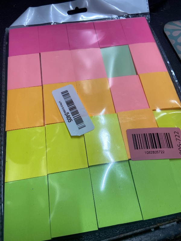 Photo 1 of (50 Pads) Sticky Notes 1.5x2, 10 Colors Self Sticky Notes, Sticky Pads, Recyclable, Self-Stick Pads, Easy to Post for Home, Office, Notebook
