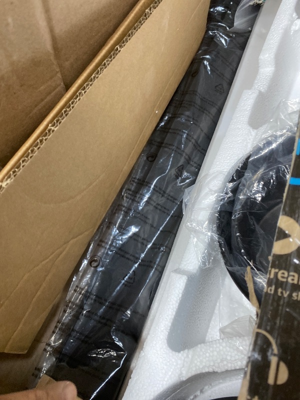 Photo 1 of ***MISSING PARTS SELLING AS IS *** Ohniyou 60'' Ceiling Fan with Light - Modern Black 8 Blades Ceiling Fan Remote/APP Control, Dimmable, DC Motor Outdoor Fan for Covered Patio, Living Room, Shop, Garage