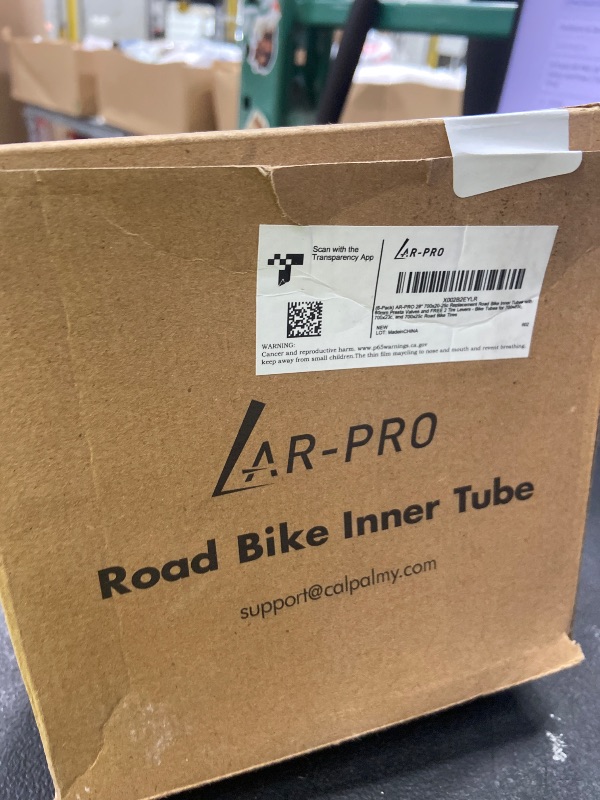 Photo 1 of (6-Pack) AR-PRO 28" 700x20-25c Replacement Road Bike Inner Tubes with 80mm Presta Valves and Free 2 Tire Levers - Bike Tubes for 700x20c, 700x23c, and 700x25c Road Bike Tires