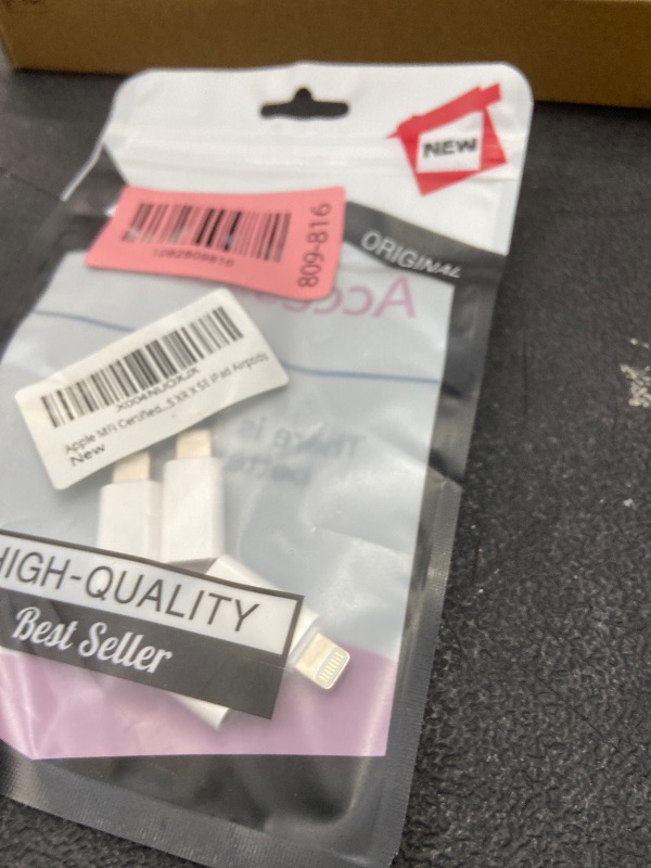 Photo 1 of [Apple MFi Certified] USB C to Lightning Adapter, Stuffcool 4Pack Lightning Male to USB C Female Digital Converter 20W Type C Fast Charging Connector for iPhone 14 13 12 11 Pro XS XR X SE iPad Airpods