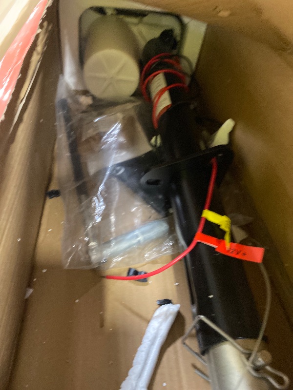 Photo 1 of **CRACKED/PARTS ONLY****GEARCESS 7500LBS Electric Trailer Jack with Remote Control, RV Electric Tongue Jack with Built-in Spirit Level for Travel Trailer, 10.24-33.46 Inch Extended,IP65 Waterproof Buttons,5.9 Inch Foot Pad