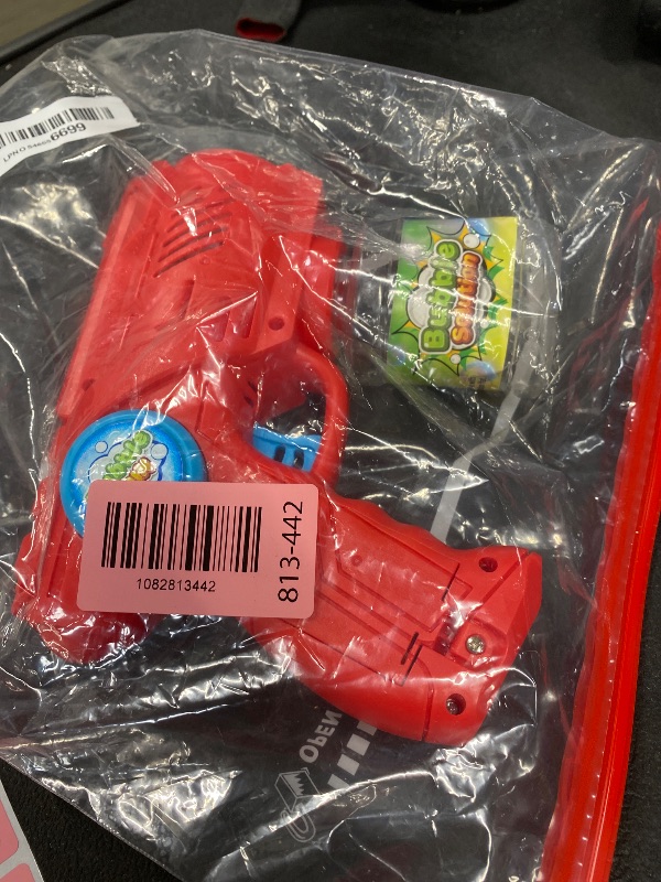 Photo 1 of *SEE THE SECOND PHOTO**Zerhunt Lightweight Automatic Bubble Gun: 1Pack Bubble Blaster for Kids 4-8 with Bubble Solution & LED Light - 15000+ Bubbles Per Minute Easy for Kids to Hold - Great Party Outdoor Toy
