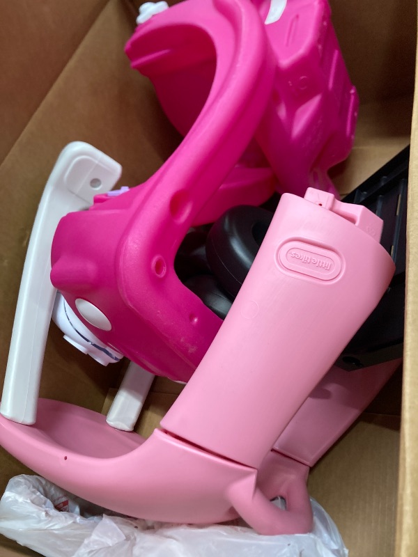Photo 1 of **DAMAGED PARTS-ONLY****Little Tikes Princess Cozy Coupe Ride-On Toy - Toddler Car Push and Buggy Includes Working Doors, Steering Wheel, Horn, Gas Cap, Ignition Switch - For Boys and Girls Active Play , Magenta