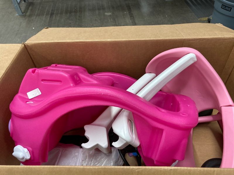 Photo 1 of **DAMAGED PARTS-ONLY****Little Tikes Princess Cozy Coupe Ride-On Toy - Toddler Car Push and Buggy Includes Working Doors, Steering Wheel, Horn, Gas Cap, Ignition Switch - For Boys and Girls Active Play , Magenta