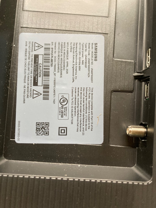 Photo 1 of * BROKEN 
*NO RETURNS ACCEPTED
SAMSUNG 40-Inch Class Full HD F6000 Smart TV (2025 Model) HDR