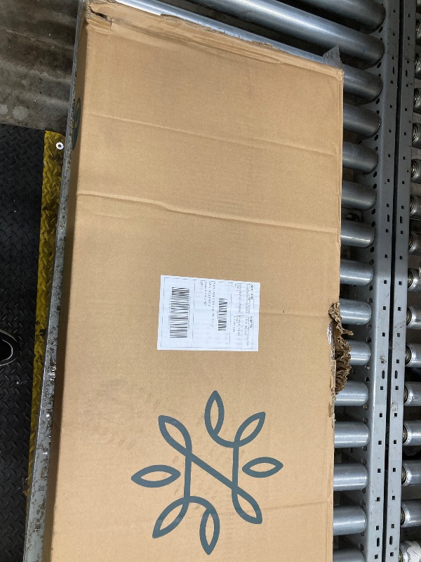 Photo 1 of **MISSING HARDWARE***Zinus Leah Bamboo Platform Bed Frame with Headboard, No Box Spring Needed, Wood Slat Support, Easy Assembly, Queen