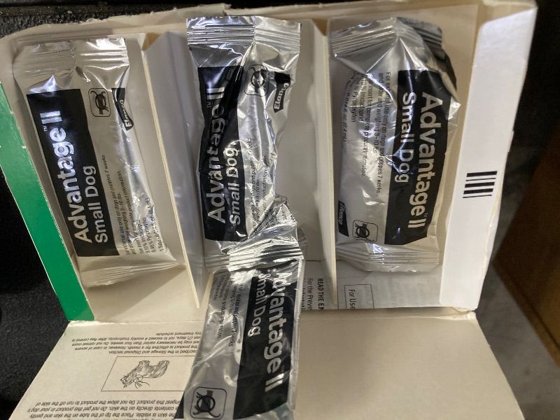 Photo 1 of **MISSING 2***Advantage II Small Dog Vet-Recommended Flea Treatment & Prevention | Dogs 3-10 lbs. | 6-Month Supply