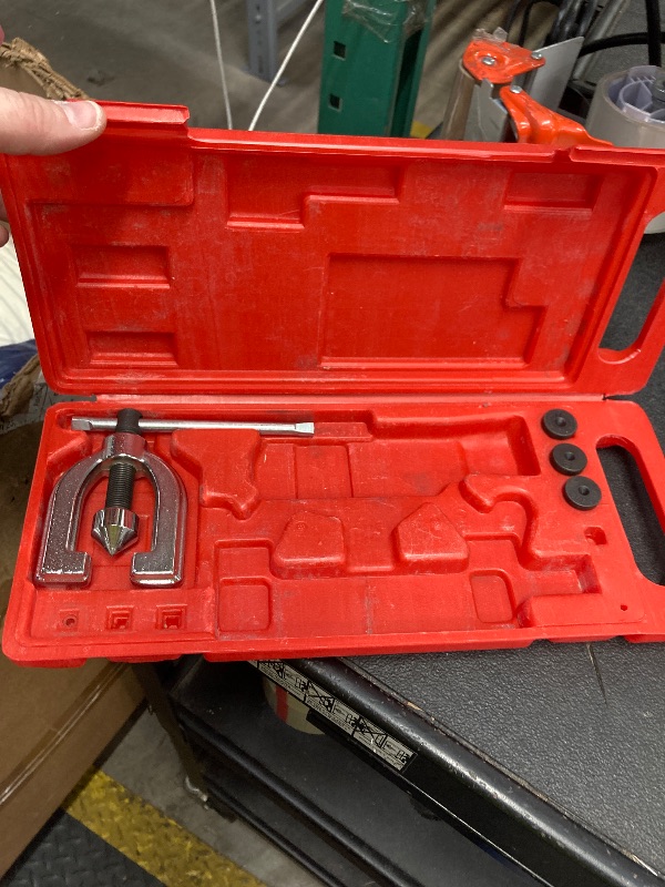 Photo 1 of **parts only** SCITOO Double Brake line Flaring Tubing Tool and Pipe Brake Line Cutter Tool Set for Copper Aluminum Steel Brass, 7 Dies 3/16"-5/8"