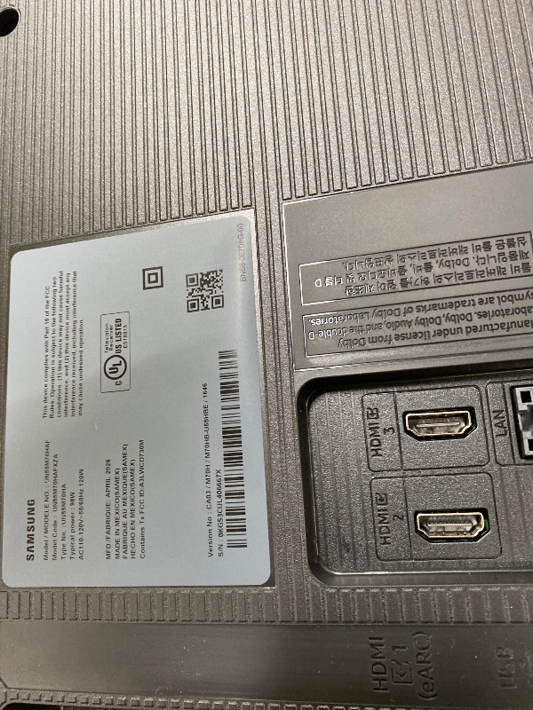 Photo 1 of ****PARTS ONLY NO RETURN NO REFUND ****
Samsung 55-Inch Class Mini LED M70H Series Samsung Vision AI Companion Smart TV (2026 Model, 55M70H) Processor 4K, Pure Spectrum Color, Motion Xcelerator + DLG 120Hz