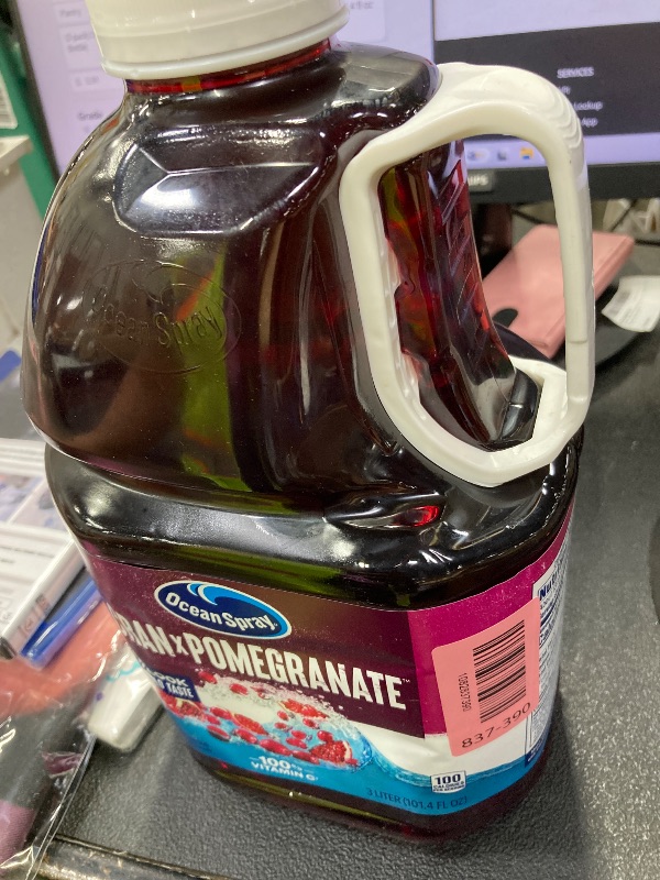 Photo 1 of (3 pack) Ocean Spray® Cran-Pomegranate™ Cranberry Pomegranate Juice Drink, 101.4 fl oz Bottle