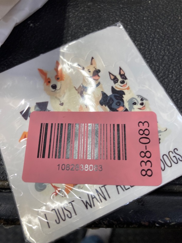 Photo 1 of (3 Pcs) I Just Want All The Dogs Sticker 3x3 - Dog Breed Sticker - Cute Dog Sticker Gift for Dog Lover - Hilarious Cute Dog Sticker - I Love Dog Sticker Decoration Laptop - Notebook - Water Bottle