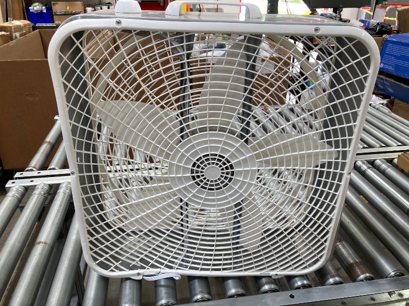 Photo 1 of **Damaged in lower corner**Air King 9723 20-Inch 3-Speed Box Fan , White