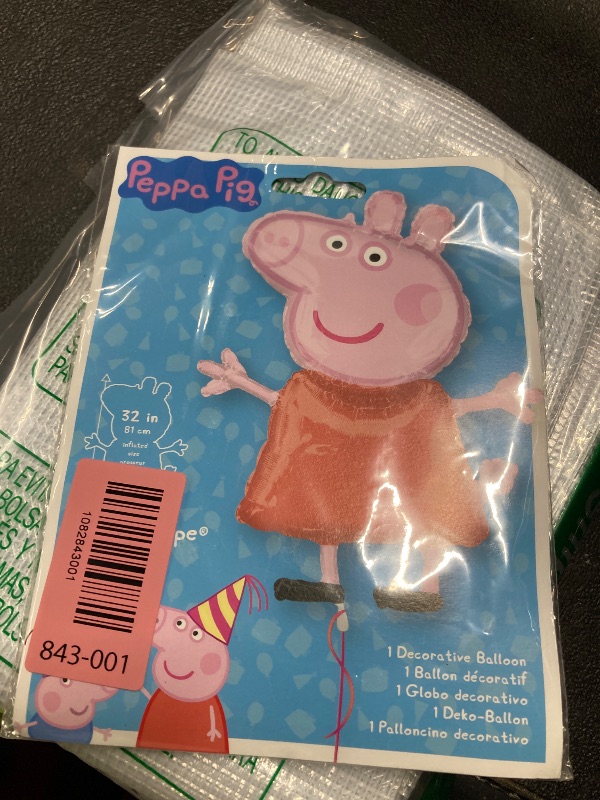 Photo 1 of "Anagram 25"" Peppa Pig Foil Balloon, Multicolor" (4154001)
