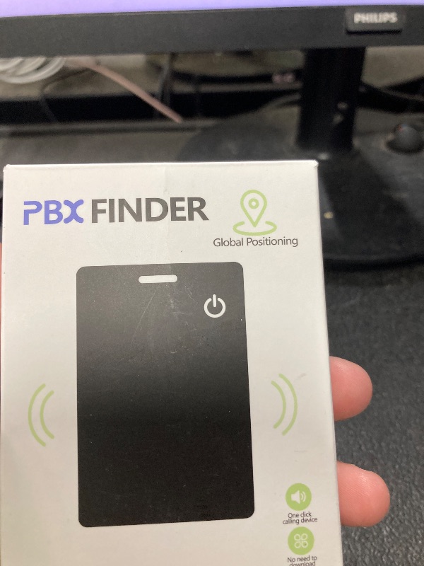 Photo 1 of [Apple MFi Certified] Wallet Tracker Card with Apple Find My (iOS Only) Rechargeable Air Tracker Tags Bluetooth Wallet Finder IP68 Waterproof GPS Tracker Item Finder for Keys, Bags, Passport Black