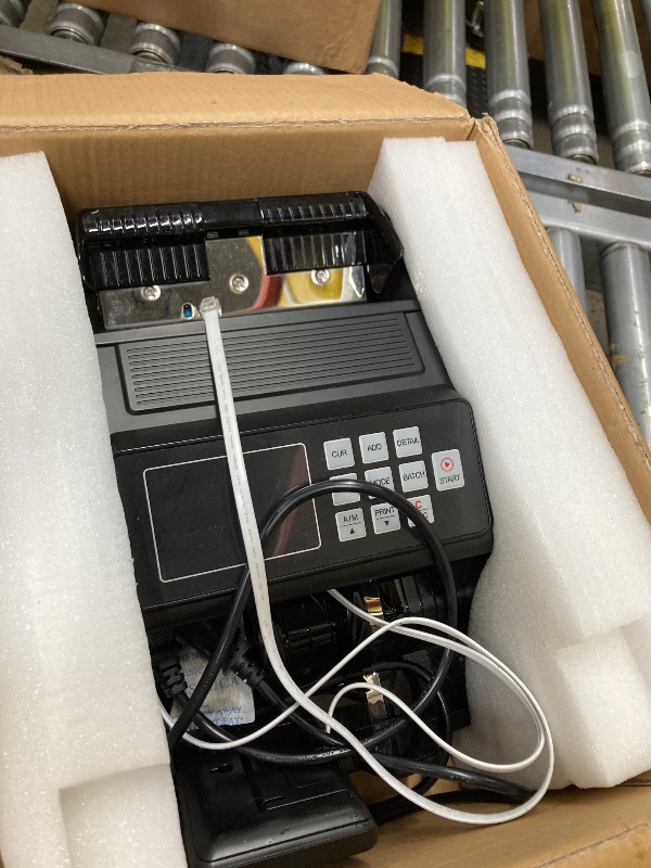Photo 1 of [Upgrade] YICHOING Mixed Denomination Money Counter Machine, Value Counting, UV/MG/IR/DD Counterfeit Detection, 3.5" TFT Display Cash Counting Machine, Printer Enabled Bill Counter for Business
