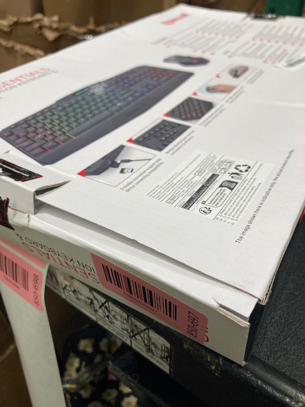 Photo 1 of ***NO MOUSE***Redragon S101M-KS Gaming Keyboard and Mouse Wireless with Tri-Mode, RGB Keyboard and 4800 DPI Gaming Mouse, 10 Independent Multimedia Keys for Wins, PC, Computer, Wireless S101 Ideal for Gamer***NO MOUSE***