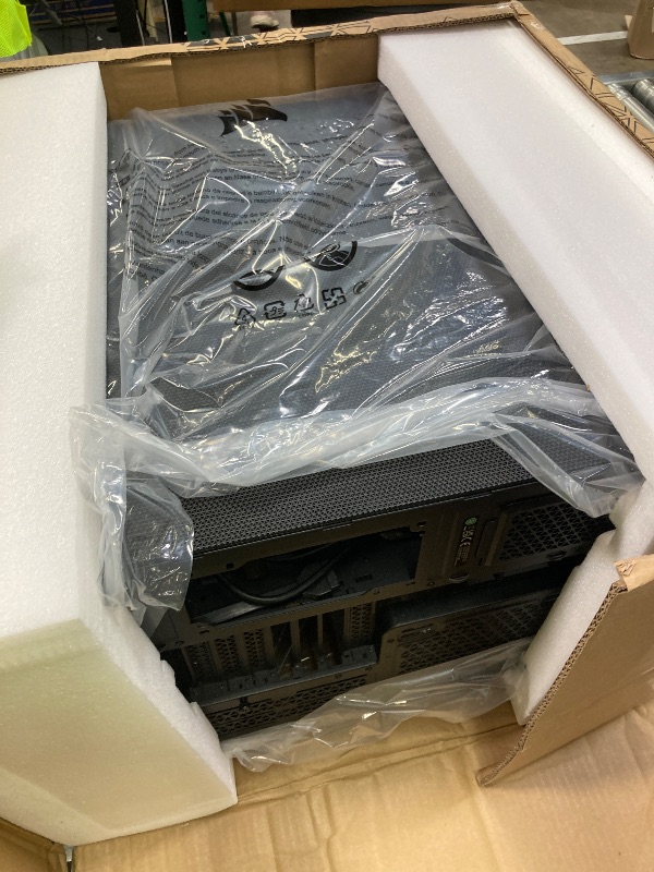 Photo 1 of **MISSING PARTS***CORSAIR 6500D Airflow Mid-Tower ATX Dual Chamber PC Case – Tempered Glass – Reverse Connection Motherboard Compatible – No Fans Included – Black