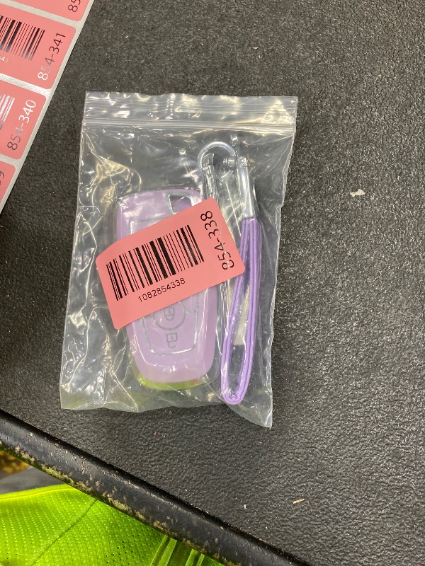 Photo 1 of ***Missing key cover***Cxopxoy Soft TPU for Ford Key Fob Cover with Keychain, Key Case Shell Full Protection for F150 F250 F350 Maverick Mustang Explorer Fusion Escape Edge Bronco Accessories, 2018-2026, Purple***Missing key cover***
