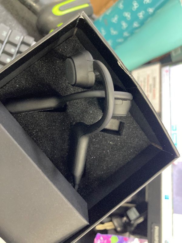Photo 1 of ***SOUND FADES OUT****New Bone Conduction Headphones Bluetooth 6.0 Open Ear Headphones with Mic, Balanced Audio, Reduced Sound Leakage, IP54 Waterproof Secure Fit, Wireless Sports Headphones for Running, Workout & Cycling