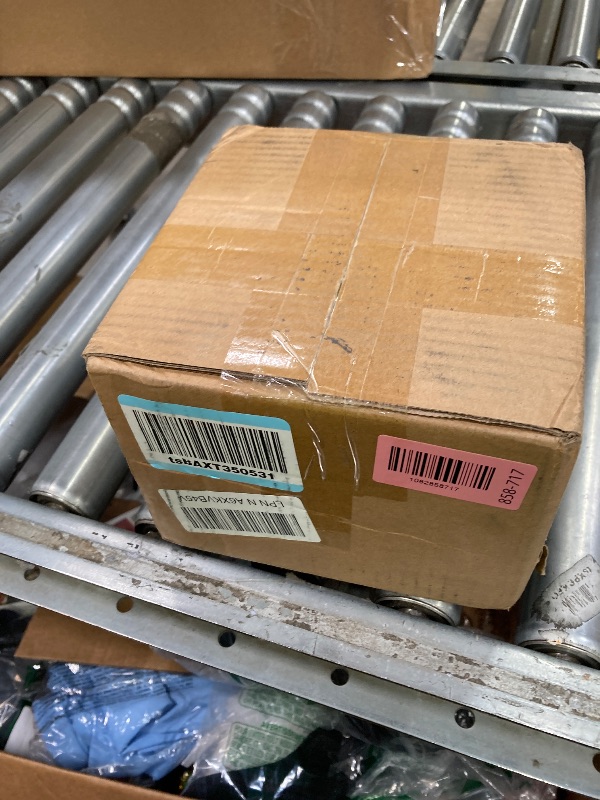 Photo 1 of ***MISSING PARTS***YATOINTO 2pcs Pallet Jack Steer Wheel Set with Axle and Protective Caps | 7" x 2" with Bearings ID 20mm Poly Tread Red Pallet Jack Back Steer Wheel Replacement Kit, Tool Kit Included