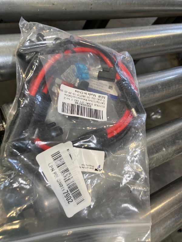 Photo 1 of ELFCULB 10AWG 2FT SAE 1 to 2 SAE Spliiter Extension Cable Quick Disconnect Connector with SAE Polarity Reverse Adaptors, for Automotive, Solar Panel RV Portale Power