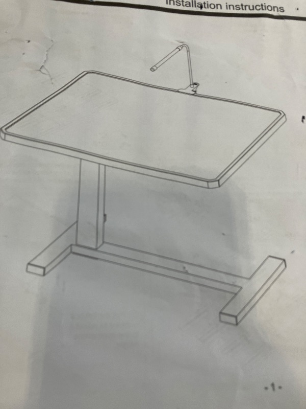 Photo 1 of puzzle table
