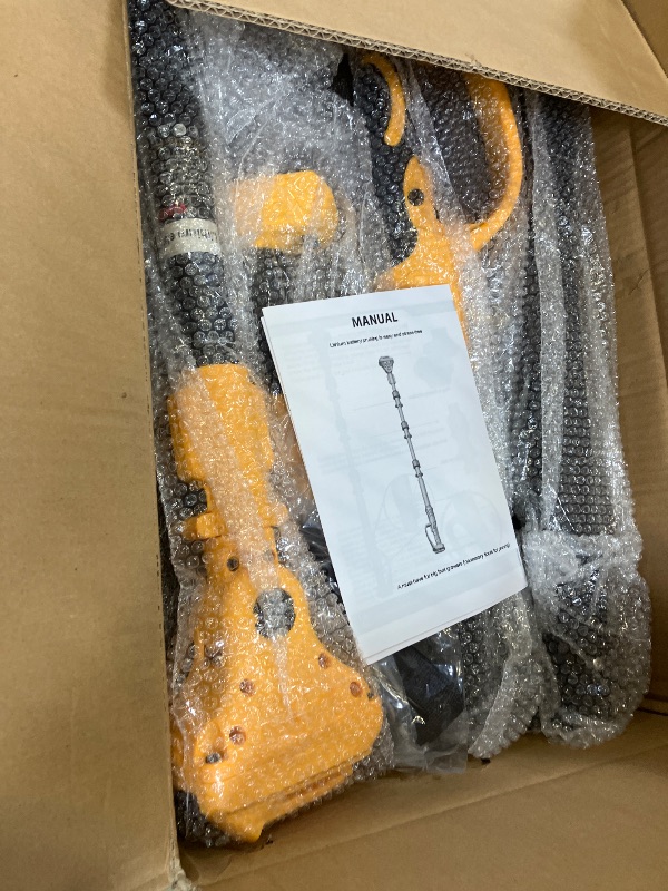 Photo 1 of Cordless Pruning Shears Compatible with Dewalt 20V, Electric Pruning Shears with Extension Pole up to 4.57m Range, LCD Display 30 mm Battery Pruning Shears & Loppers for Garden (No Battery)