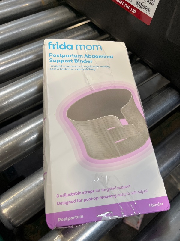 Photo 1 of Frida Mom Belly Binder, Postpartum Essentials for Natural and C-Section Recovery, Adjustable Compression Wrap, After Birth Brace, Abdominal Band, 9" High