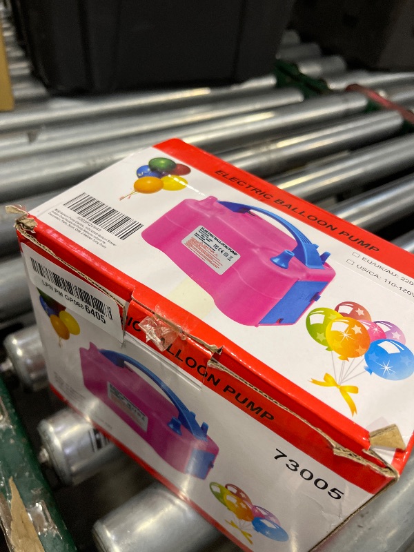 Photo 1 of Balloon Pump Electric, 110V 600W Balloon Blower Inflator Dual Nozzle Air Pump Balloons Inflator for Decoration, Party, Sport,Gifts:2 Balloon Tying Tools