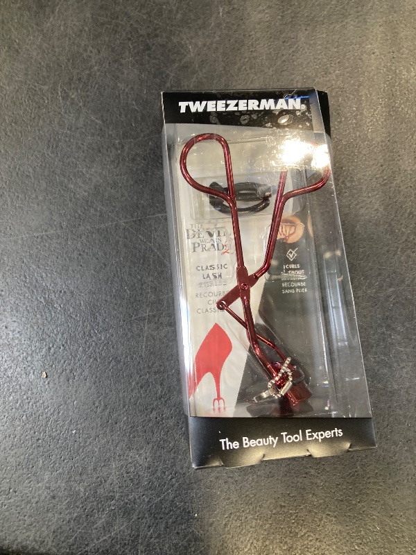 Photo 1 of Tweezerman Devil Wears Prada 2 Eyelash Curler with Refill Pads - Makeup Eyelash Tool for All Eye Shapes