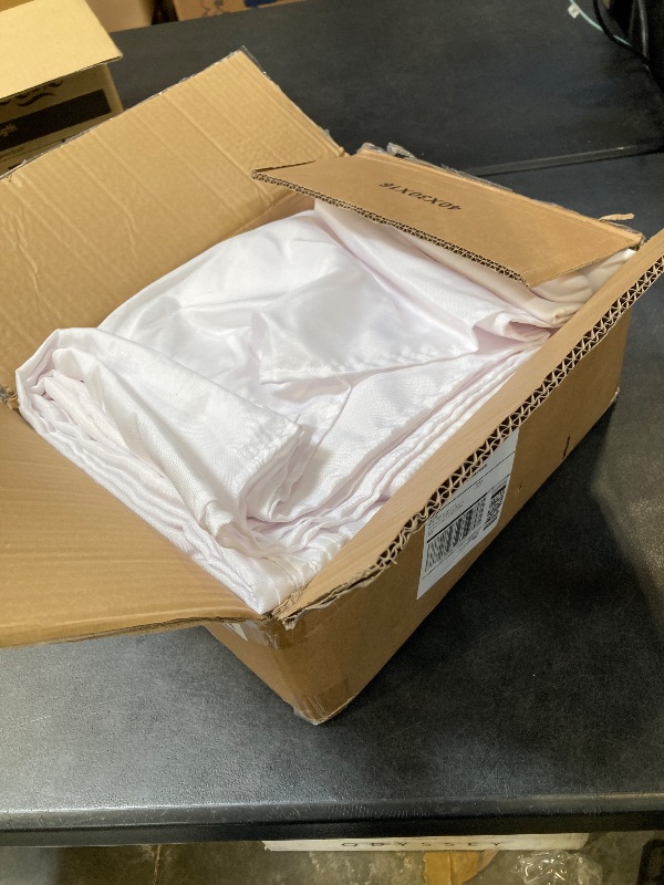 Photo 1 of Fitable White Table Clothes for Rectangle Tables, 6 Pack - 90 x 132 Inch - Reusable and Elegant Tablecloths, Polyester Fabric Table Covers for Wedding, Party, Banquet, Formal Events