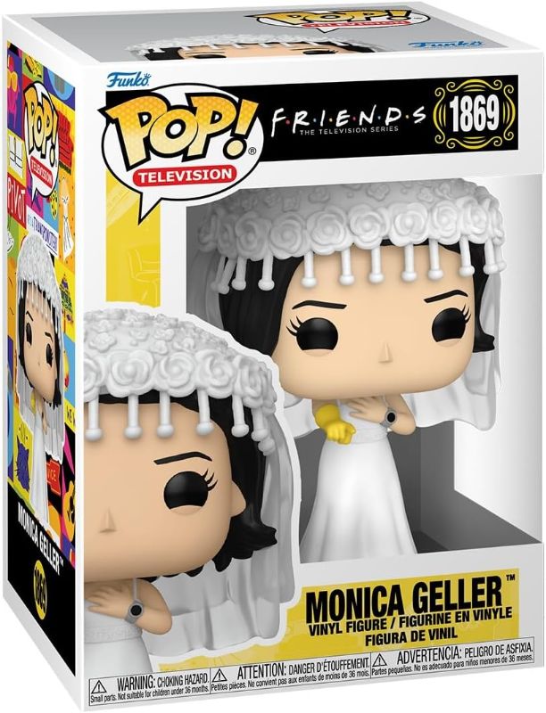 Photo 1 of Funko Pop! TV: Friends - Monica Geller - Wedding Dress - Collectable Vinyl Figure - Gift Idea - Official Merchandise - Toys for Kids & Adults - TV Fans - Model Figure for Collectors and Display
