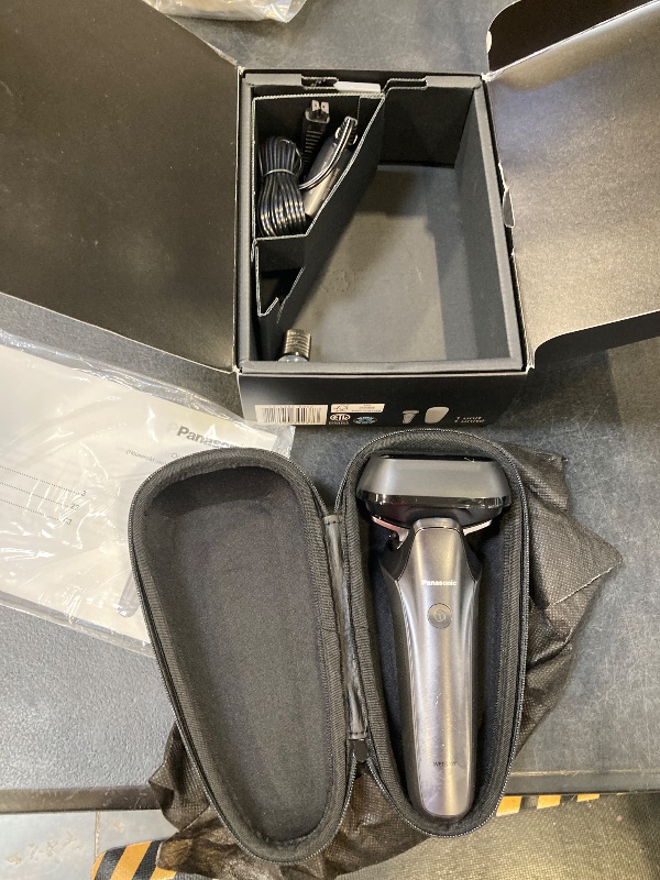 Photo 1 of Panasonic ARC6 Electric Razor for Men Face, Wet & Dry Foil Shavers for Men, Pop-Up Trimmer, Ultra-Fast 6-Blade, Smart Shave Sensor, 22D Flexible Pivoting Head - ES-LS8A-K (Black)