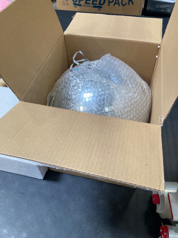 View 2 of Youdepot Disco Ball 12-Inch – Large Hanging Mirror Ball Disco Ball Decor for Disco Party Decorations, Weddings, Events, Disco Christmas Decor, and Home Celebrations