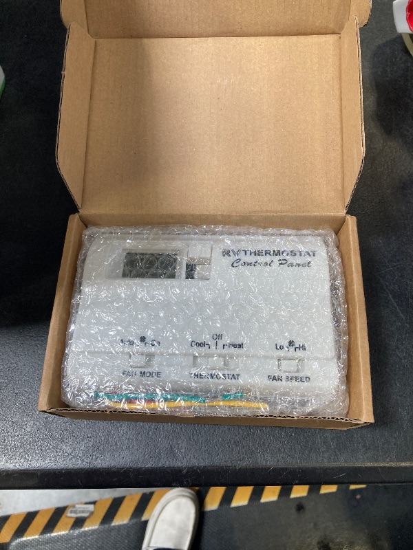 Photo 1 of RV Digital Thermostat Replacement 83303862 83303362 for Coleman Mach 8330-336, 8330-337, 8330-338, 8330-339, 8330-368, 8330-386 Air Conditioners, White