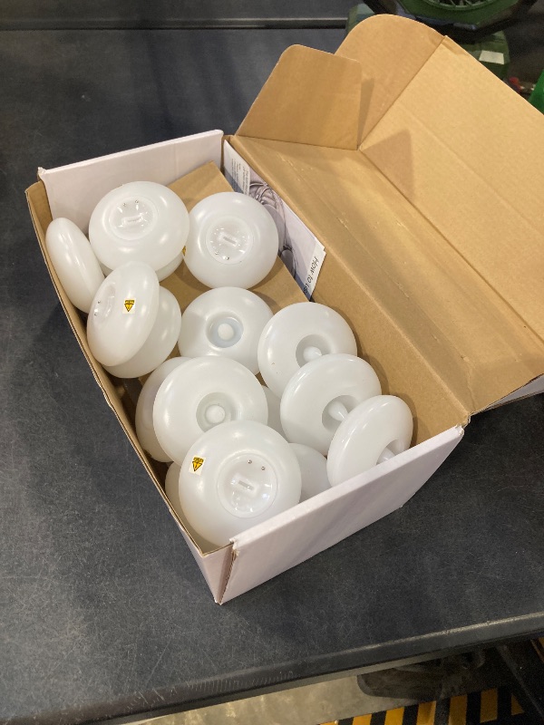 Photo 1 of Homemory 24 Pack 3” Flameless Led Floating Candles, 200 Hour White Battery Operate Waterproof Tealights for Cylinder Vases, Centerpieces at Wedding Decor, Party, Pool