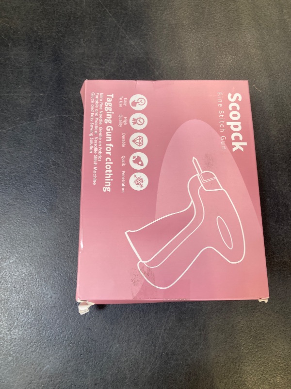 Photo 1 of Stitch  For Clothes - Handheld Stitch Gun Quick Clothing Fixer - Tagging Gun - Includes 6 Needle, 1000 Black Fasteners & 1000 White Fasteners
