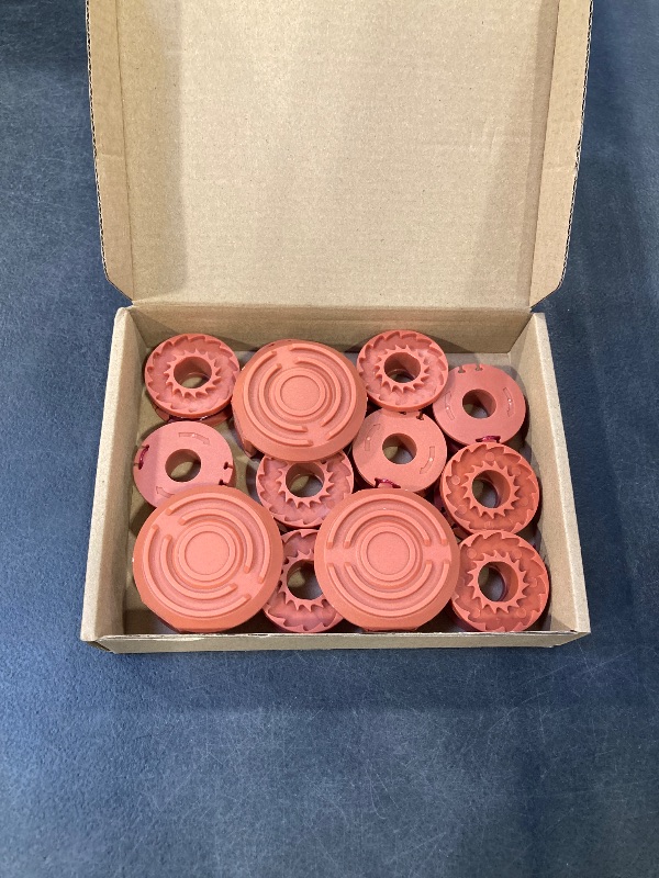 Photo 1 of 15 Pack Trimmer Spool Line for Worx,(WA0010)Replacement Weed Wacker String for Worx Weed Eater,Trimmer Line Refills 0.065'' for Worx,Suitable for Worx String Trimmers(12 Trimmer Spools,3 Trimmer Caps)